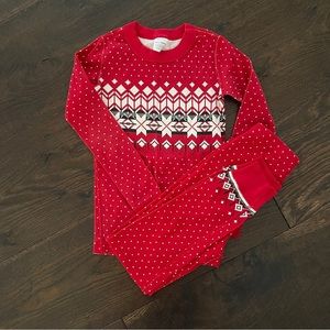 Hanna Andersson Christmas pajamas Size 6-7